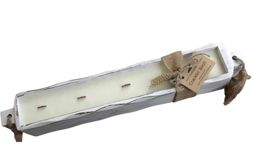 Distressed Candle Tray - Cracklin’ Birch