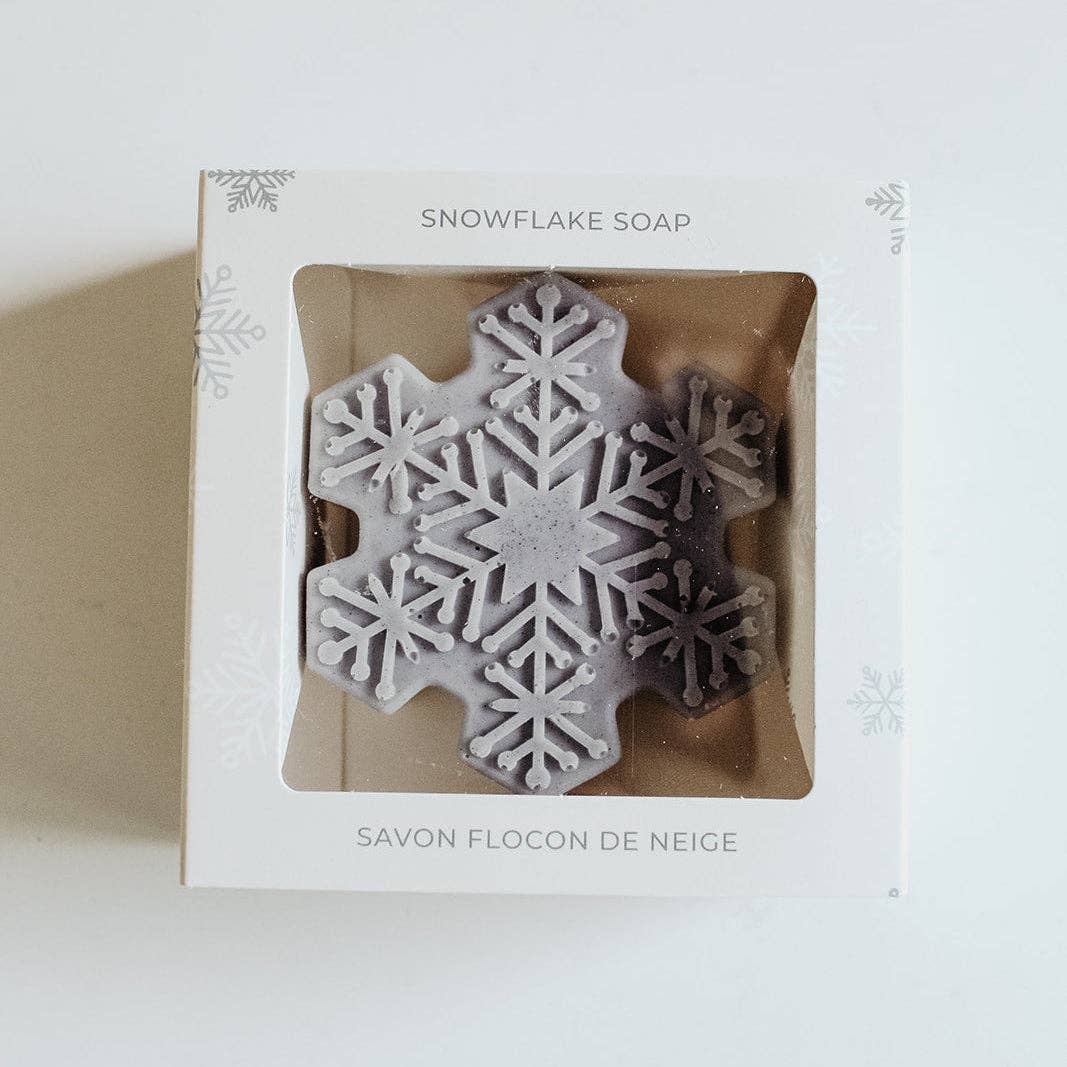Snowflake Soap Bar - Made in Canada