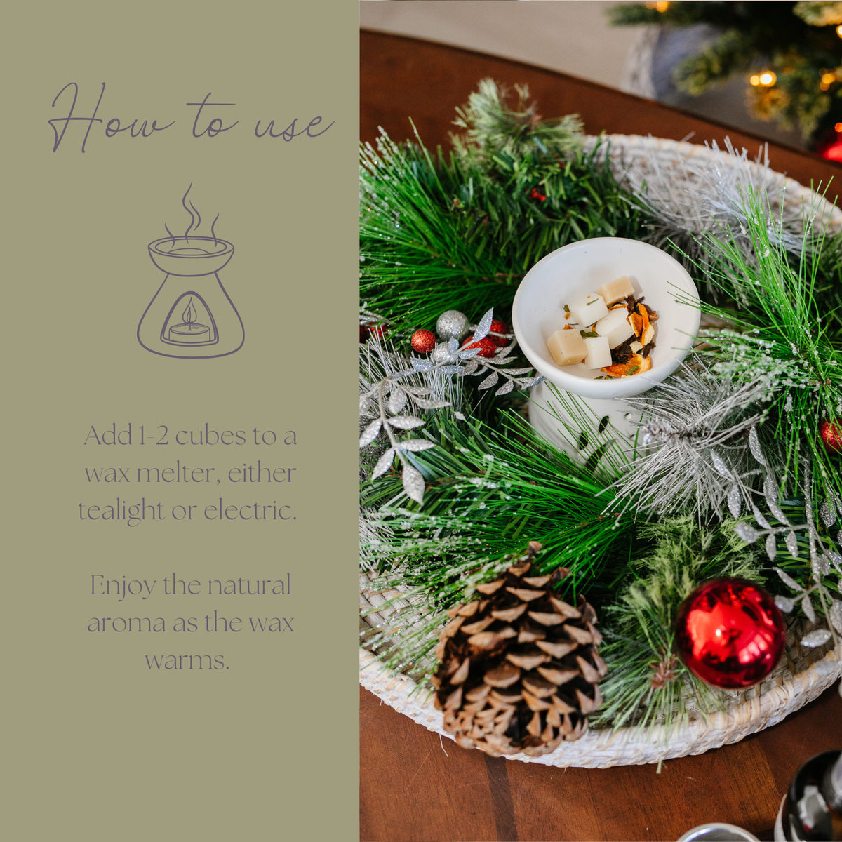 Be Merry & Bright Simmer Wax Melt, Large Format