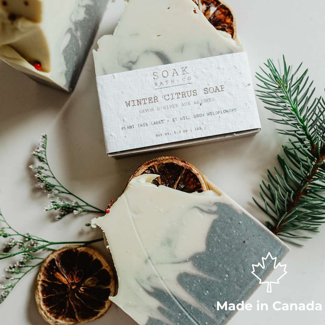 Winter Citrus Soap Bar - Made in Canada