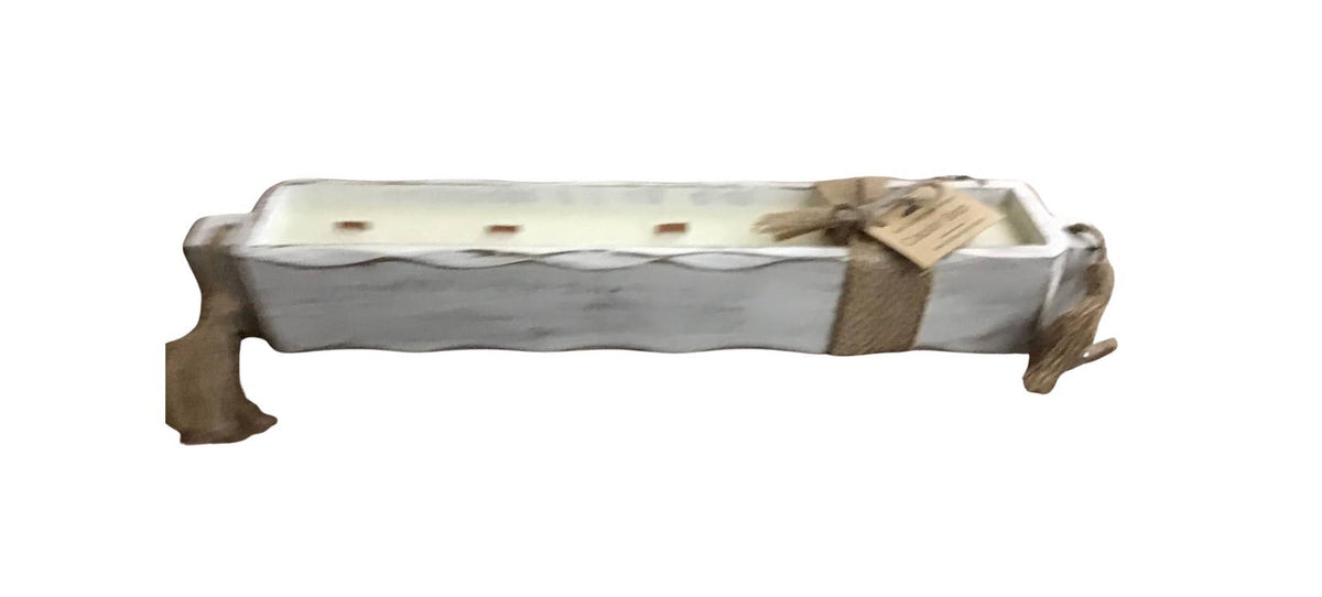 Distressed Candle Tray - Cracklin’ Birch