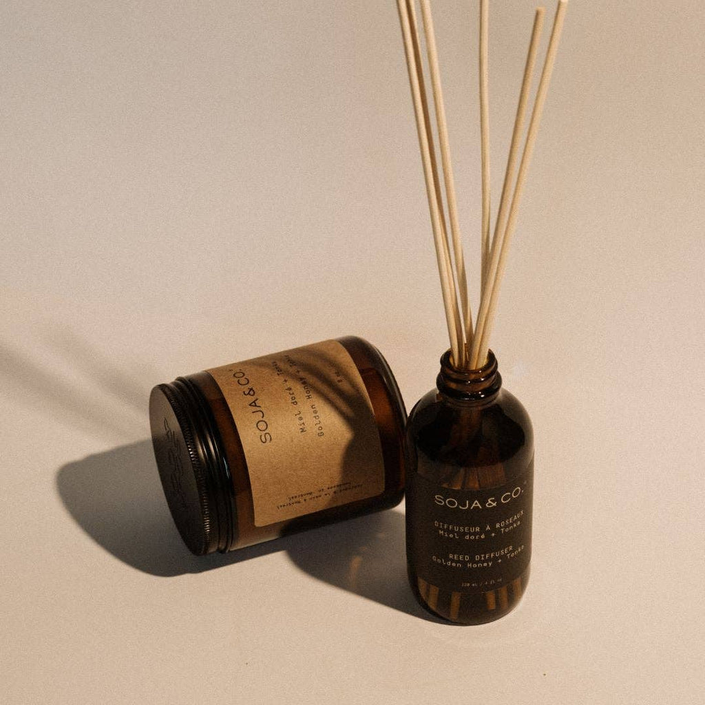 Reed Diffuser | Golden Honey + Tonka: 120ml