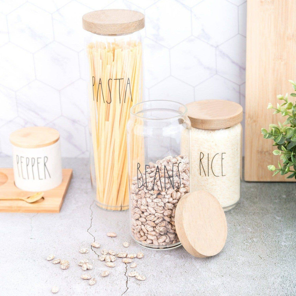 Rae Dunn Artisan Borosilicate Glass Canister