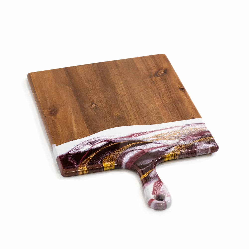 Acacia Charcuterie Boards: Raspberry White Gold / Extra Large