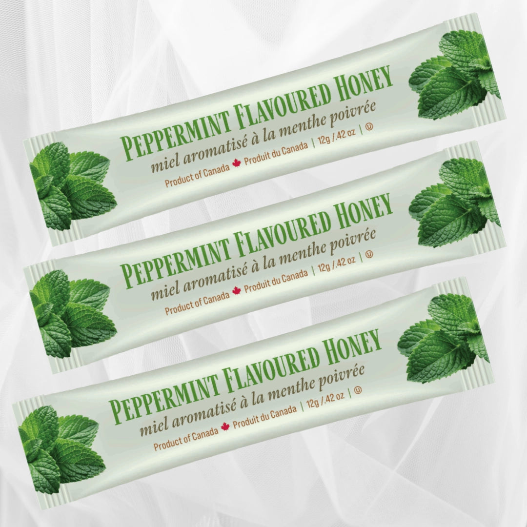 Individual Honey Squeeze Tube - Peppermint Flavoured - Ou Kosher