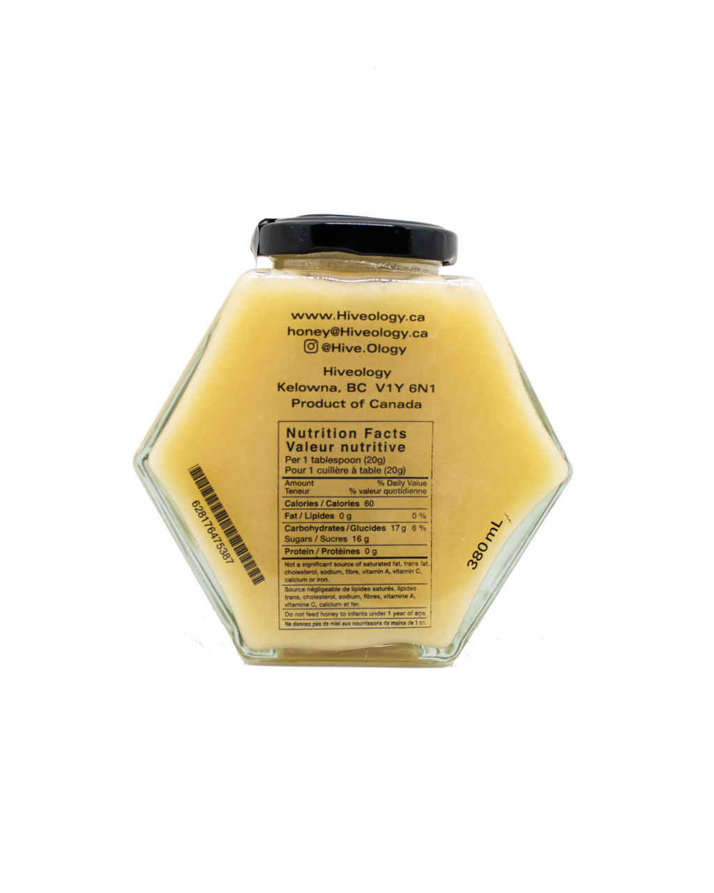Lemon Infused Creamed Honey: Mini (100ml)