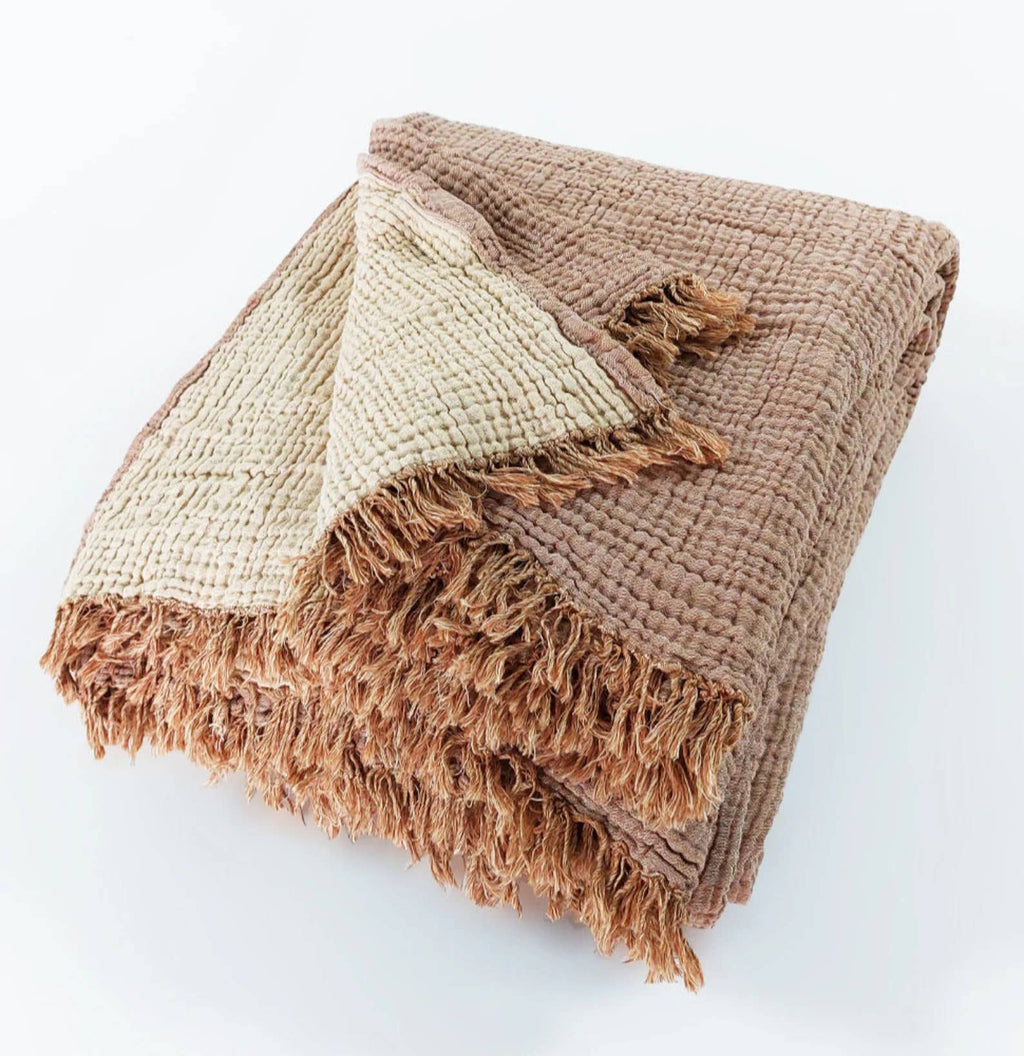 Muslin Gauze Blanket: Cinnamon