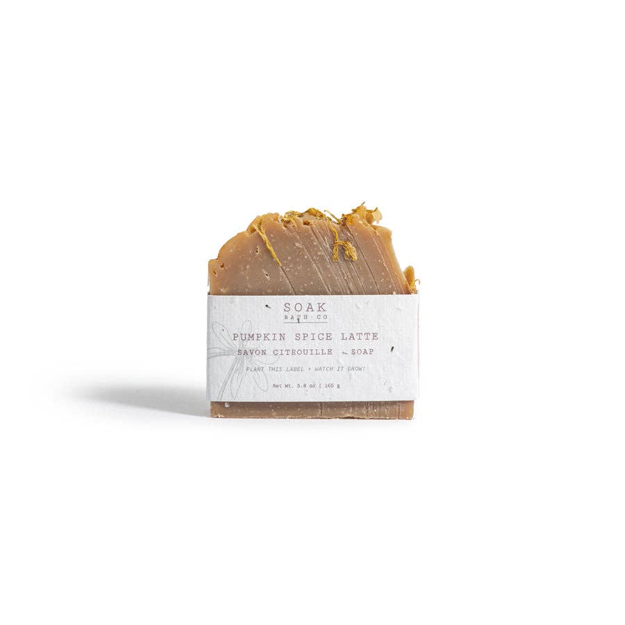 Pumpkin Spice Latte Soap Bar - Made in Canada
