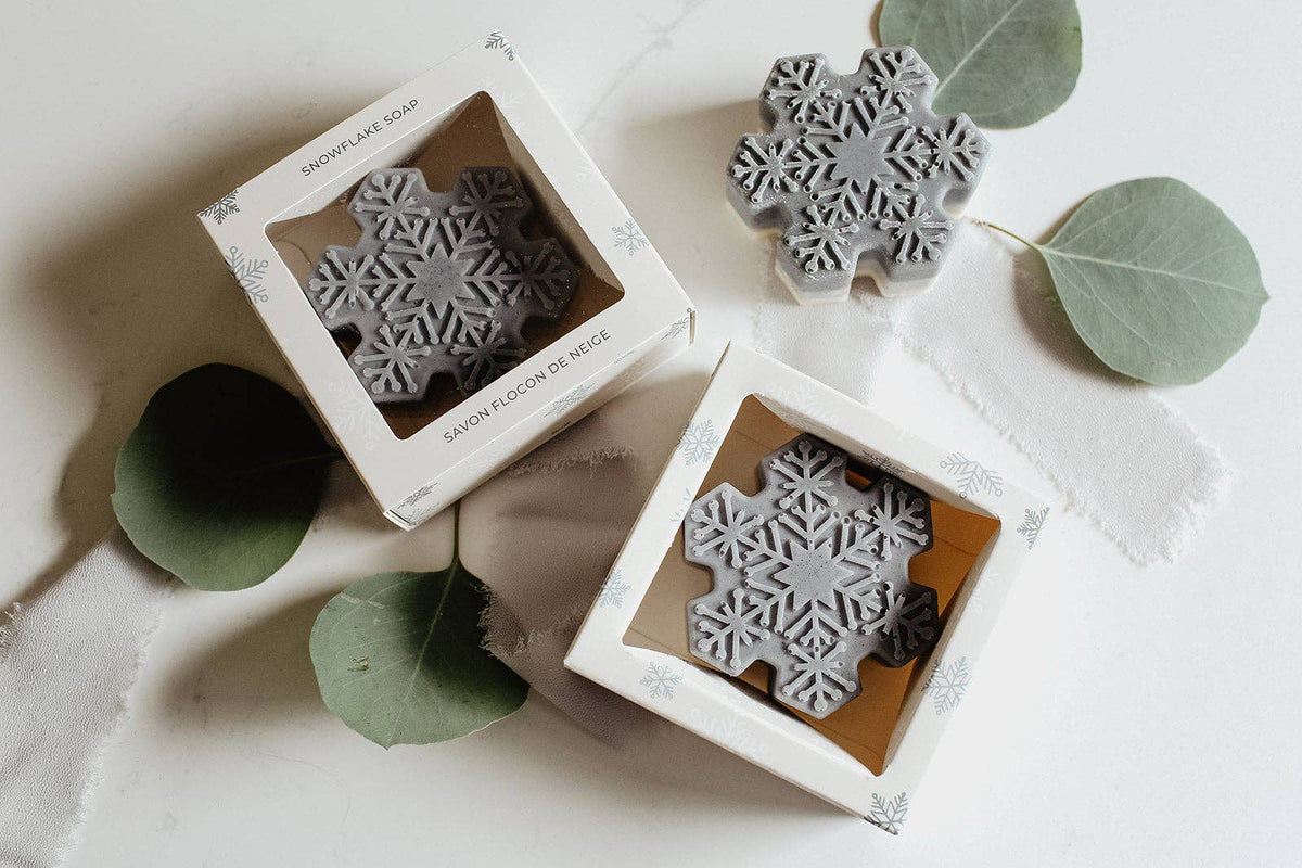 Snowflake Soap Bar - Made in Canada