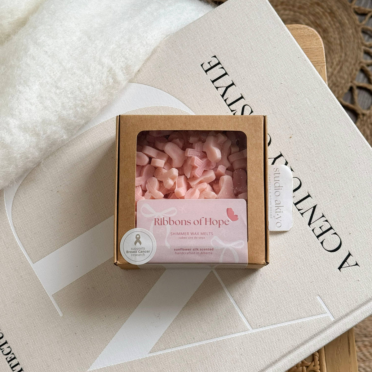 Ribbons of Hope — Wax Melt Scoops | Supports Cancer Research