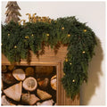 6’ Lighted Cedar Garland