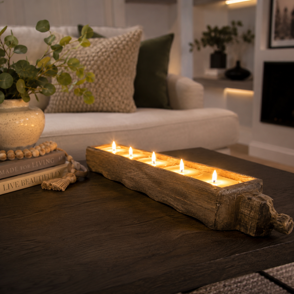 Mango Tray Dough Bowl Candle: Dutch Apple Crumble
