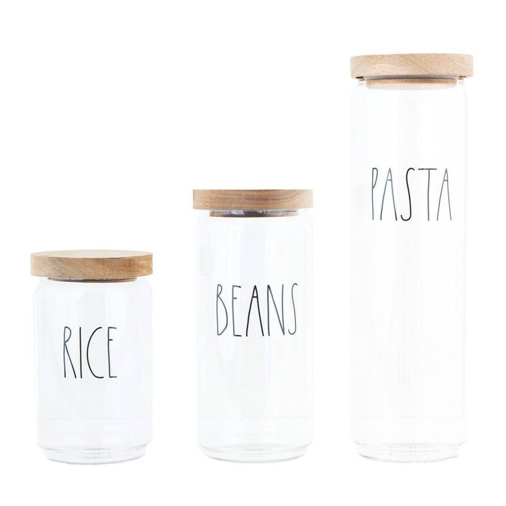 Rae Dunn Artisan Borosilicate Glass Canister