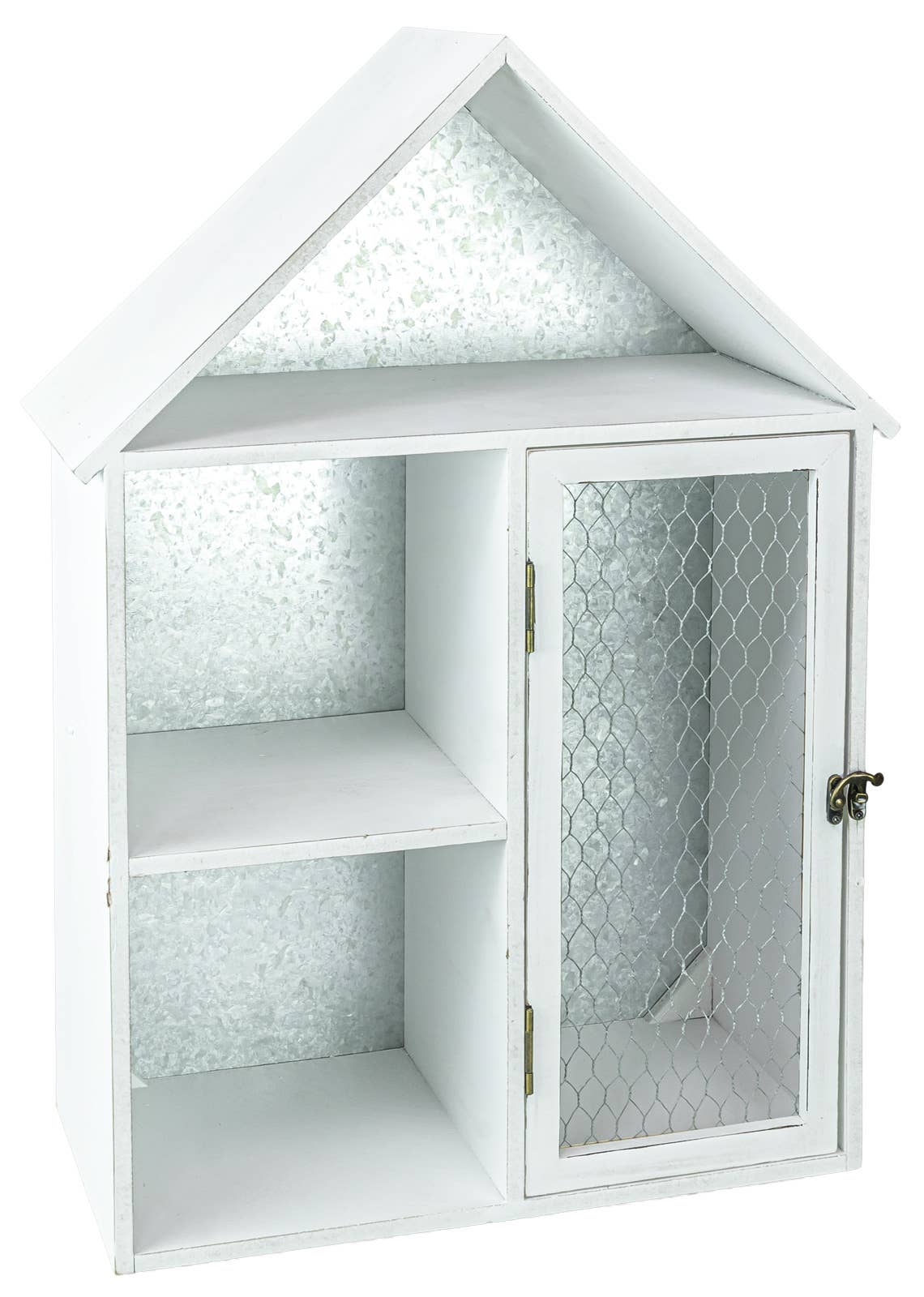 Rustic Tall Chicken Coop Cabinet