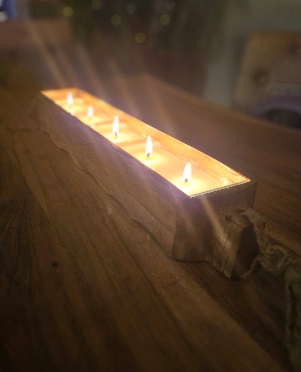 Mango Tray Dough Bowl Candle: Dutch Apple Crumble