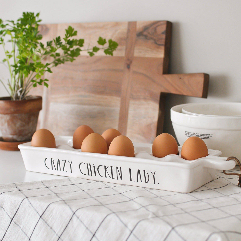 Rae Dunn Stem Print Egg Tray