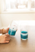 Resin Accented Highball Glasses : Ocean Vibes