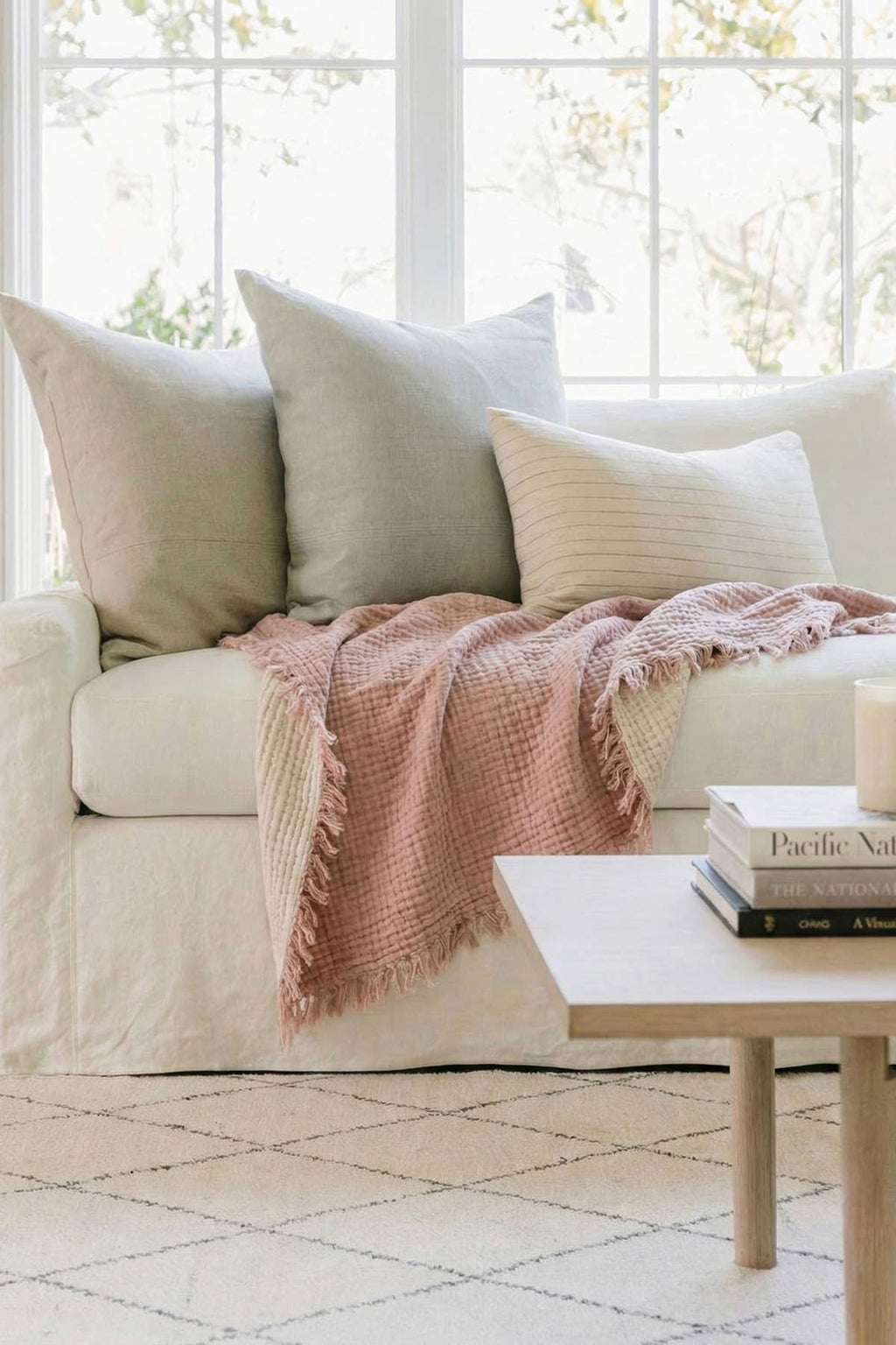 4 Layer Muslin Gauze Blanket: Pink