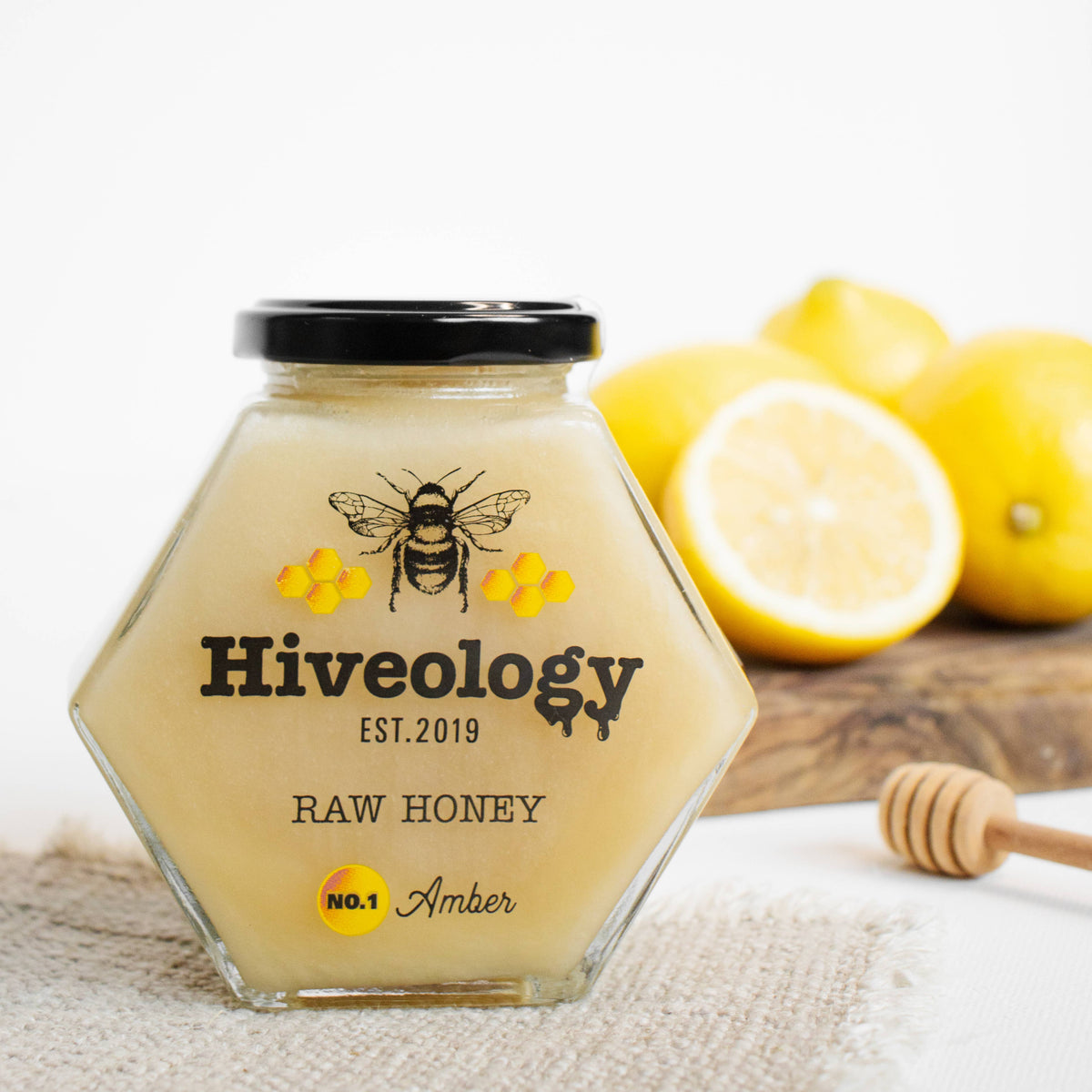 Lemon Infused Creamed Honey: Mini (100ml)