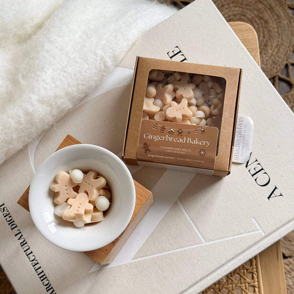 Gingerbread Bakery Wax Melt Scoopies | Holiday Nostalgia