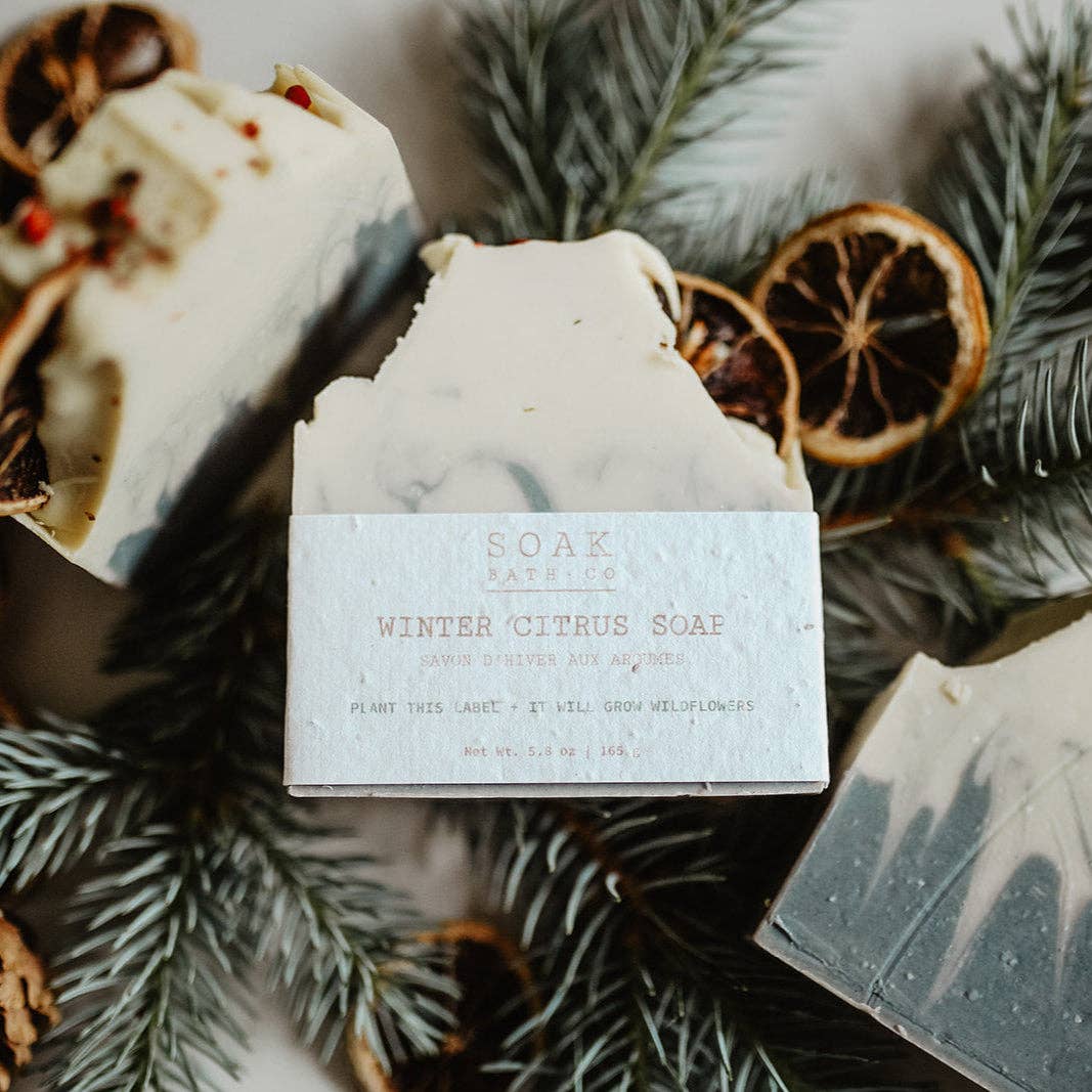 Winter Citrus Soap Bar - Made in Canada