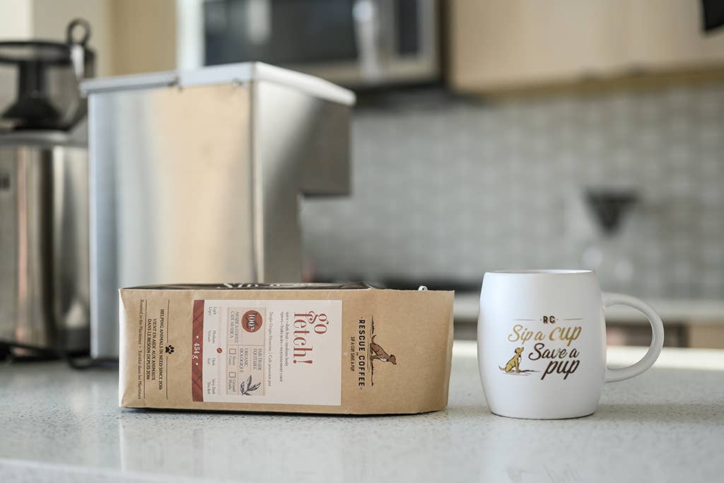 Go Fetch! | Medium-Dark Roast | 1lb Bag | Organic Coffee: Ground