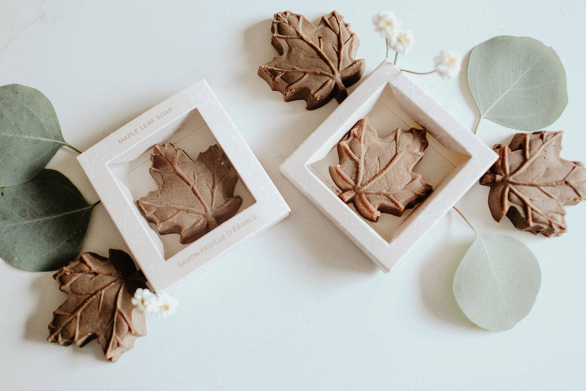 Maple Leaf Soap Bar - Gift Box