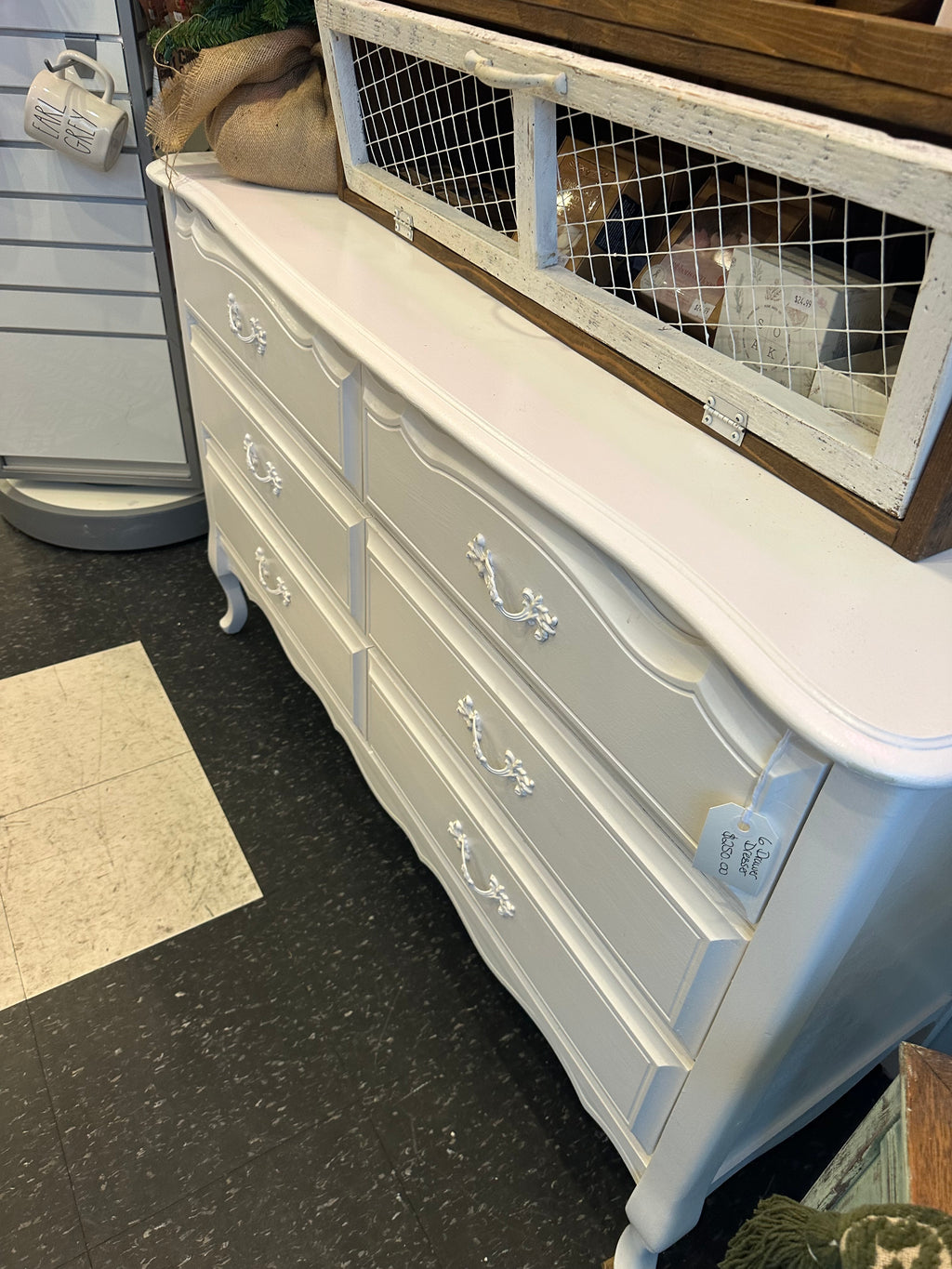Refinished Wood Dresser
