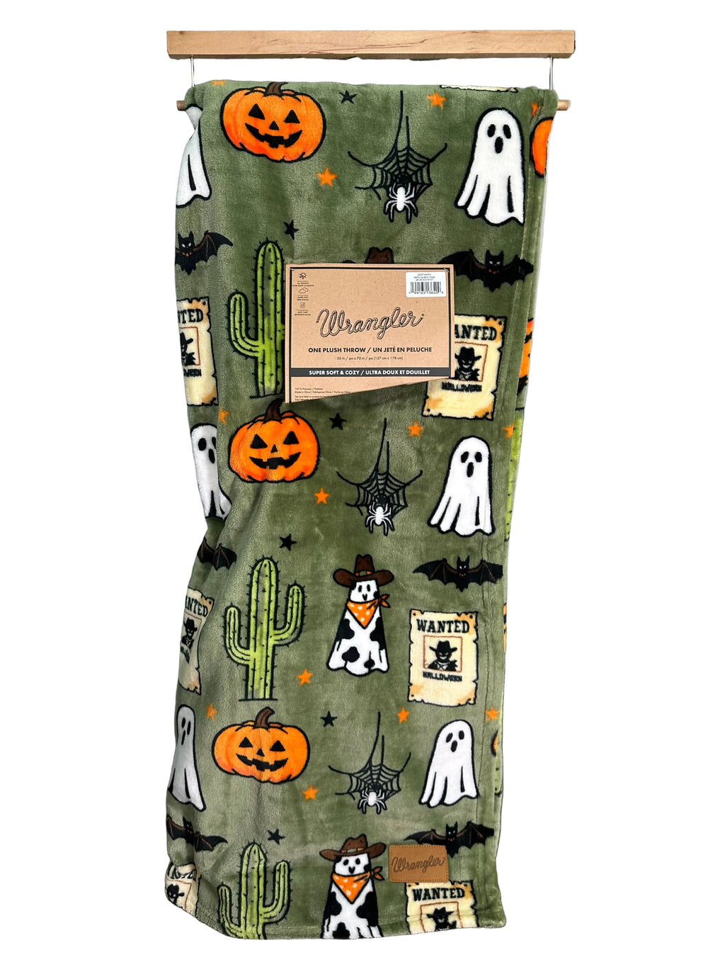 Wrangler Halloween Throw blanket