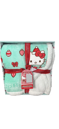 Hello Kitty Sherpa Lined Gift Box Throw Blanket