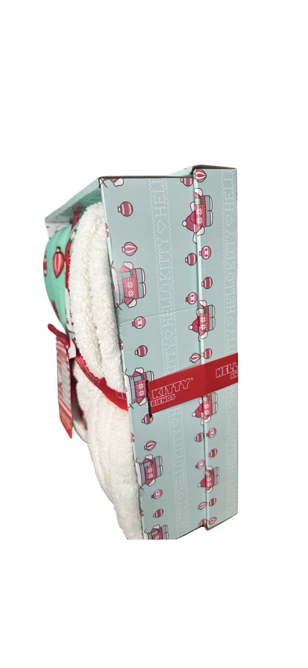 Hello Kitty Sherpa Lined Gift Box Throw Blanket