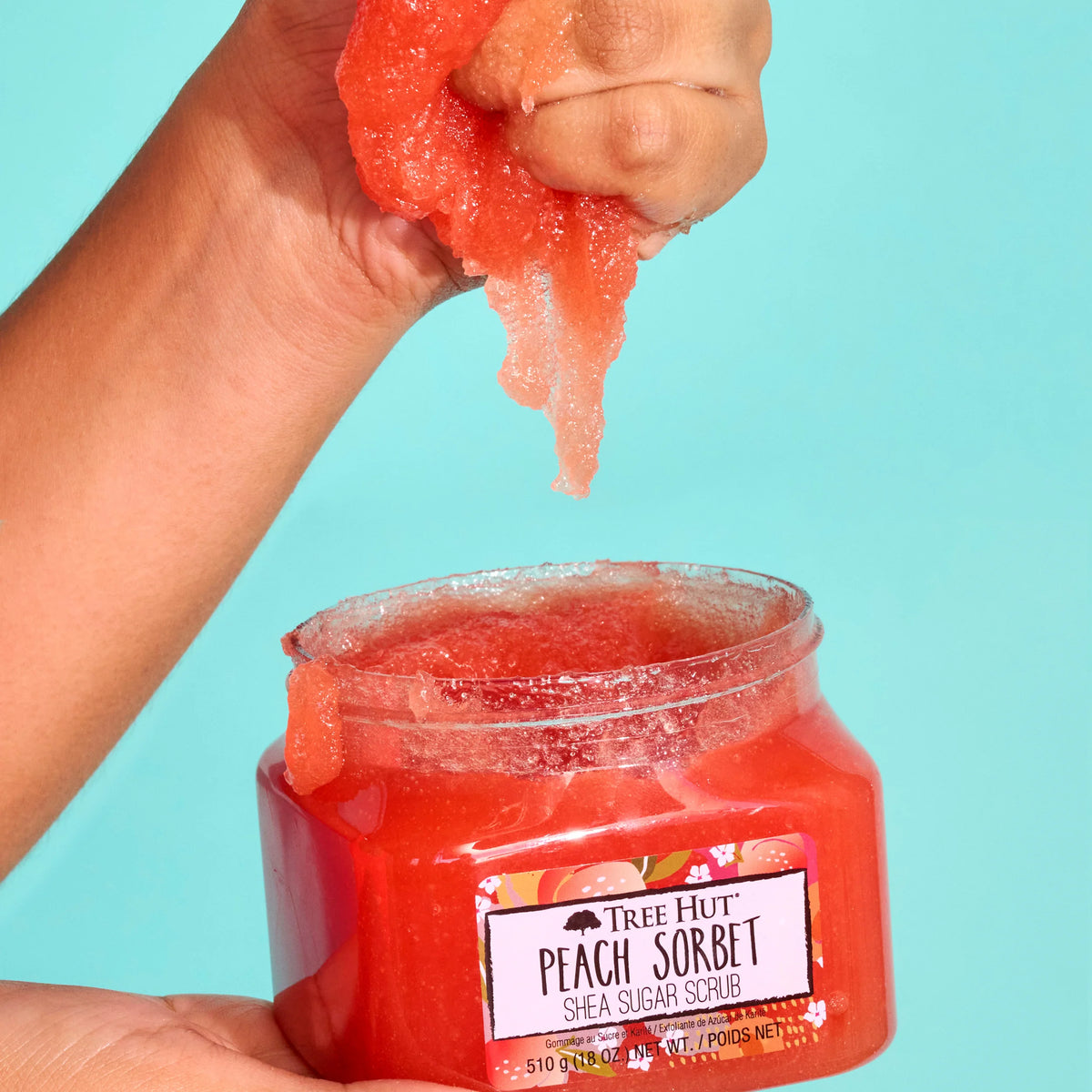 Tree Hut Peach Sorbet Shea Sugar Scrub