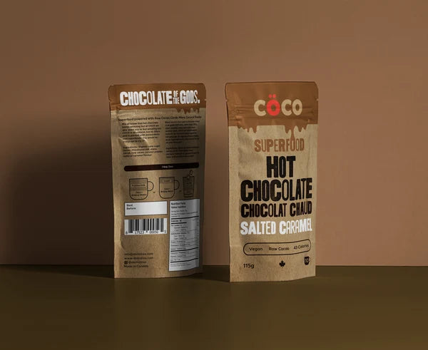 COCO Salted Caramel Vegan Superfood Hot Chocolate