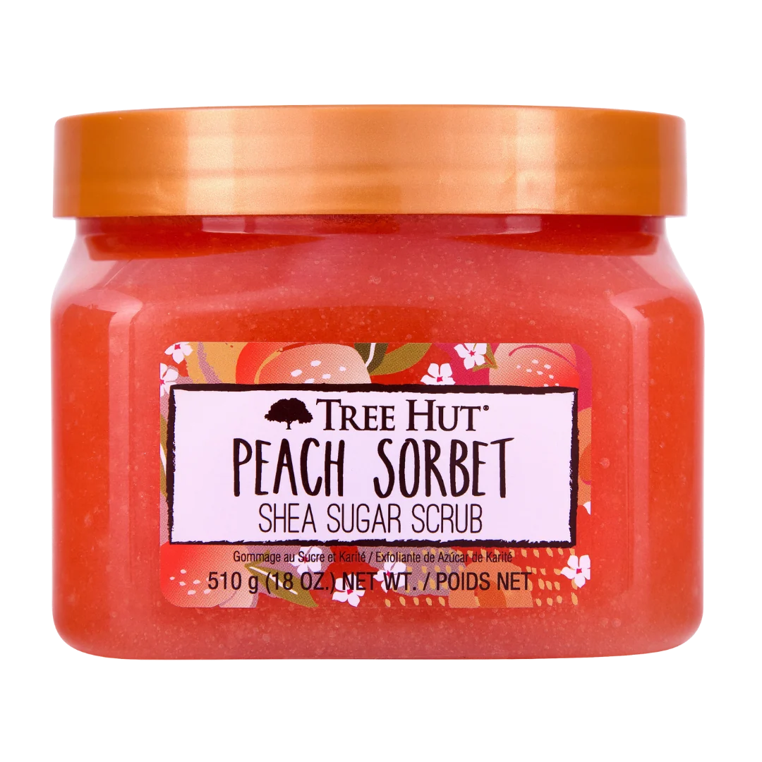 Tree Hut Peach Sorbet Shea Sugar Scrub
