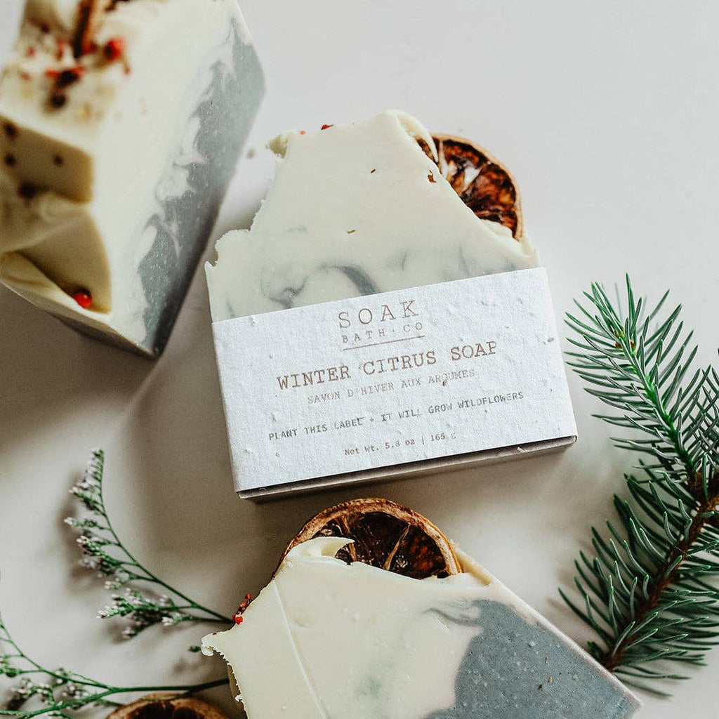 Winter Citrus Soap Bar - Made in Canada