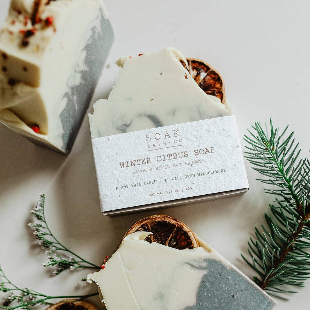 Winter Citrus Soap Bar - Made in Canada