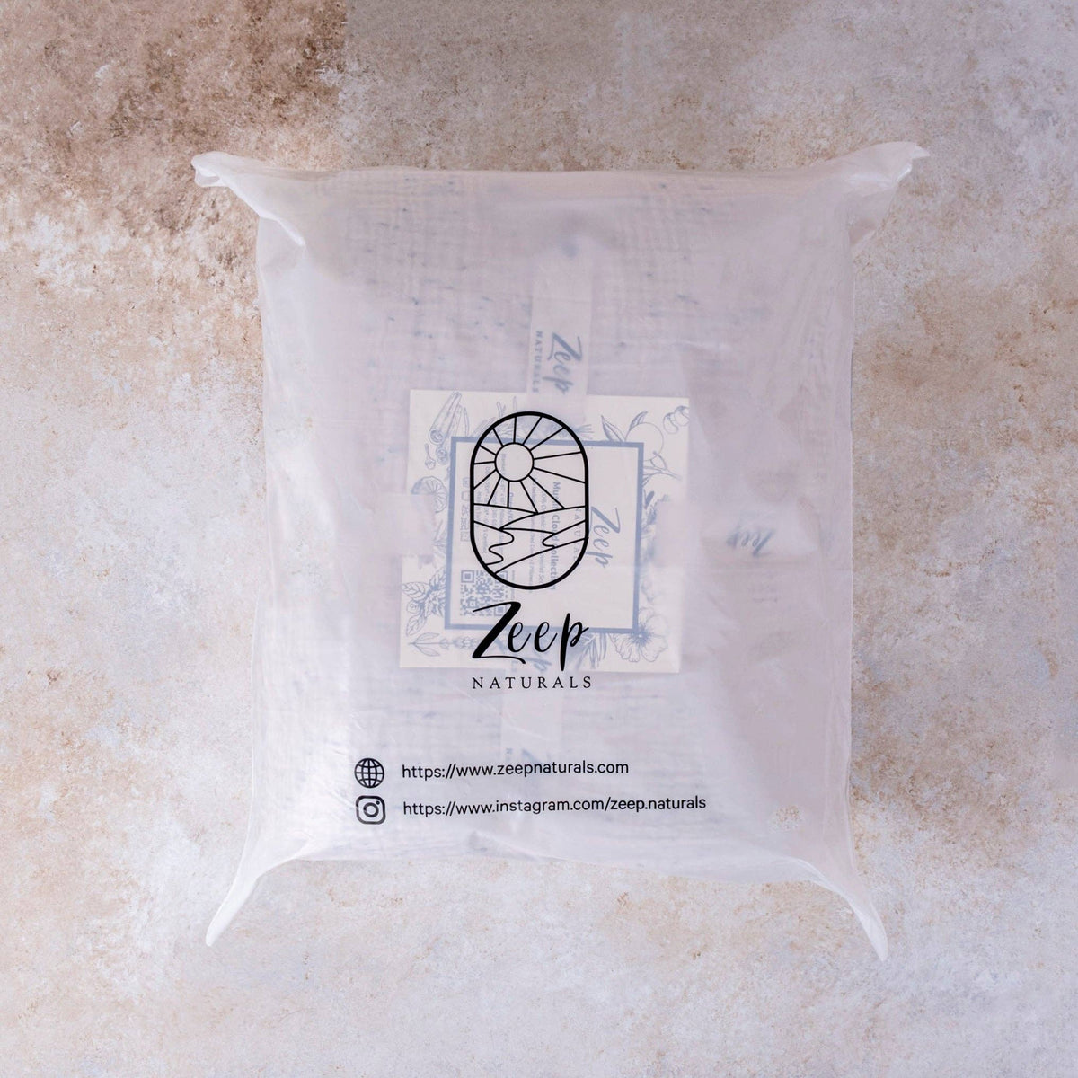 Muslin Cloud Signature Set: Soft Stripe Grey