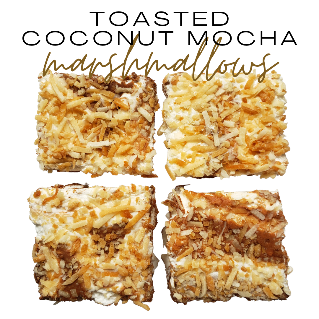 Toasted Coconut Mocha Marshmallows
