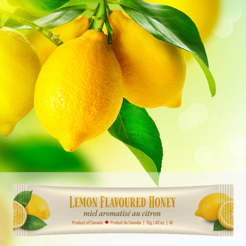 Individual Honey Squeeze Tube - Lemon Flavoured - Ou Kosher