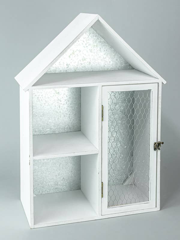 Rustic Tall Chicken Coop Cabinet