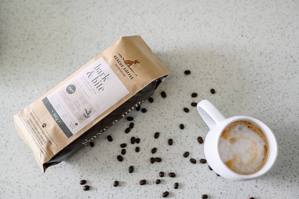 Bark & Bite | Very Dark Roast | 1lb Bag | Organic Coffee: Whole bean