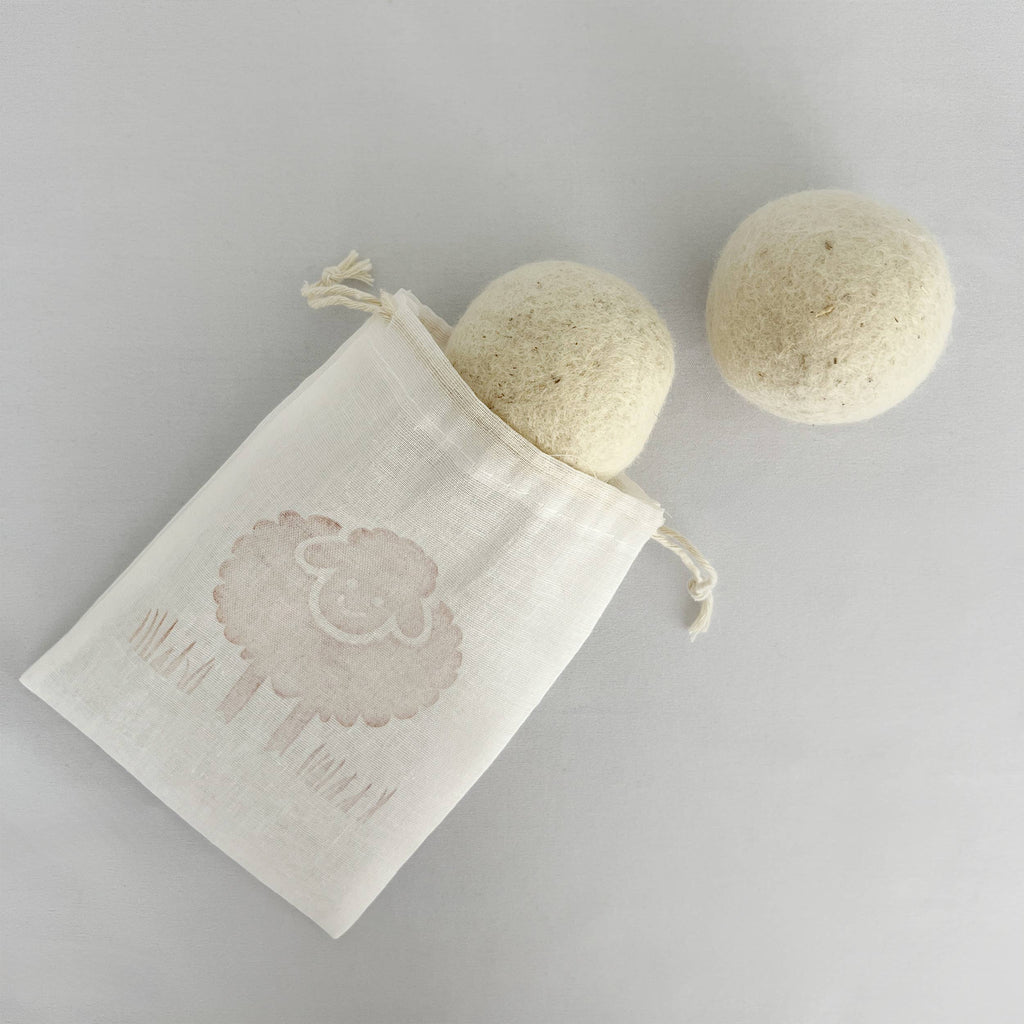 Catnip-Infused 2 Wool Balls | Natural Cat Toy | Eco Pet Gift