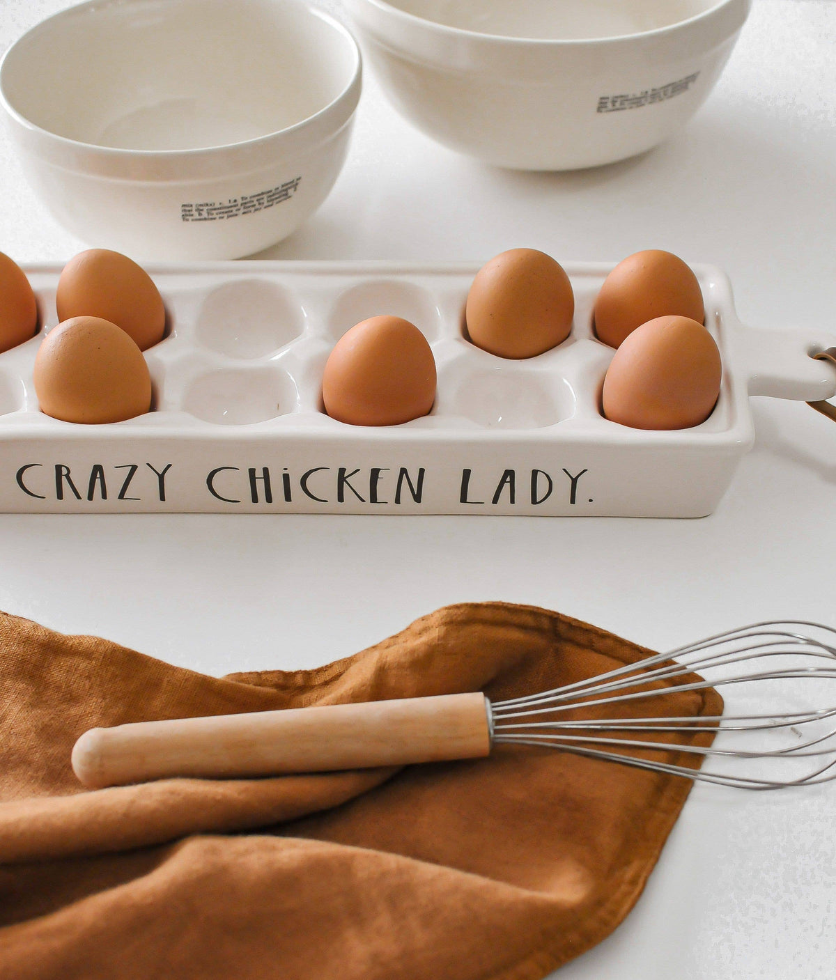 Rae Dunn Stem Print Egg Tray