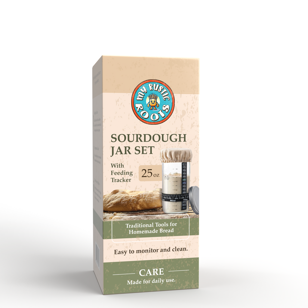 Sourdough Starter Jar Kit – BONUS BAG OF STARTER