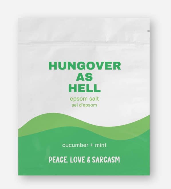 Hungover As Hell Epsom Salt Bath Soak