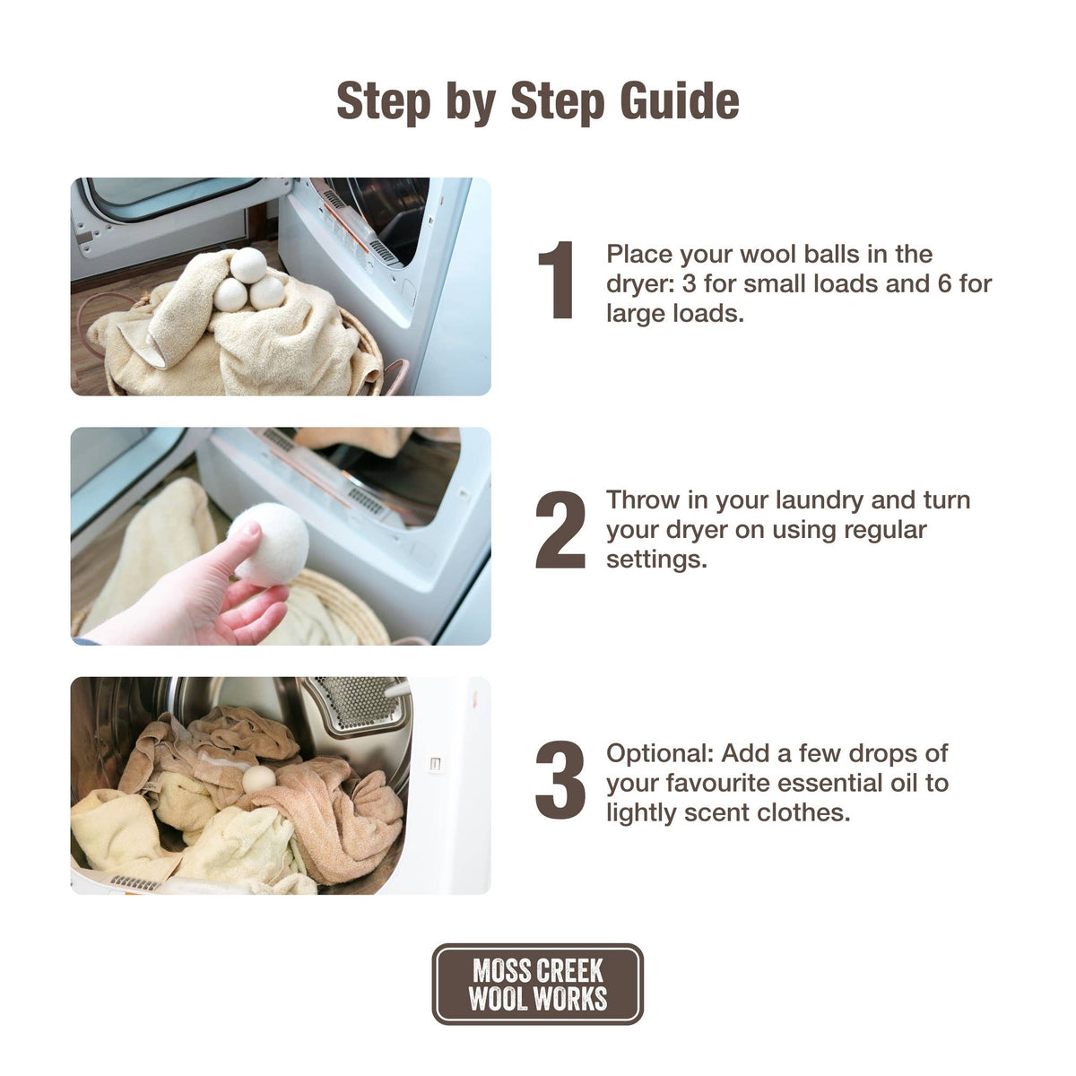 Wool Dryer Balls - Laundry Essential