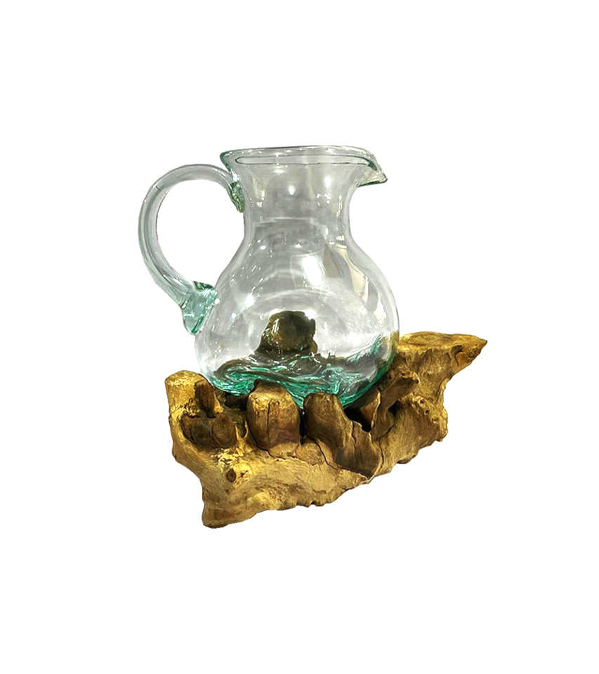 Root Glass Water Jug