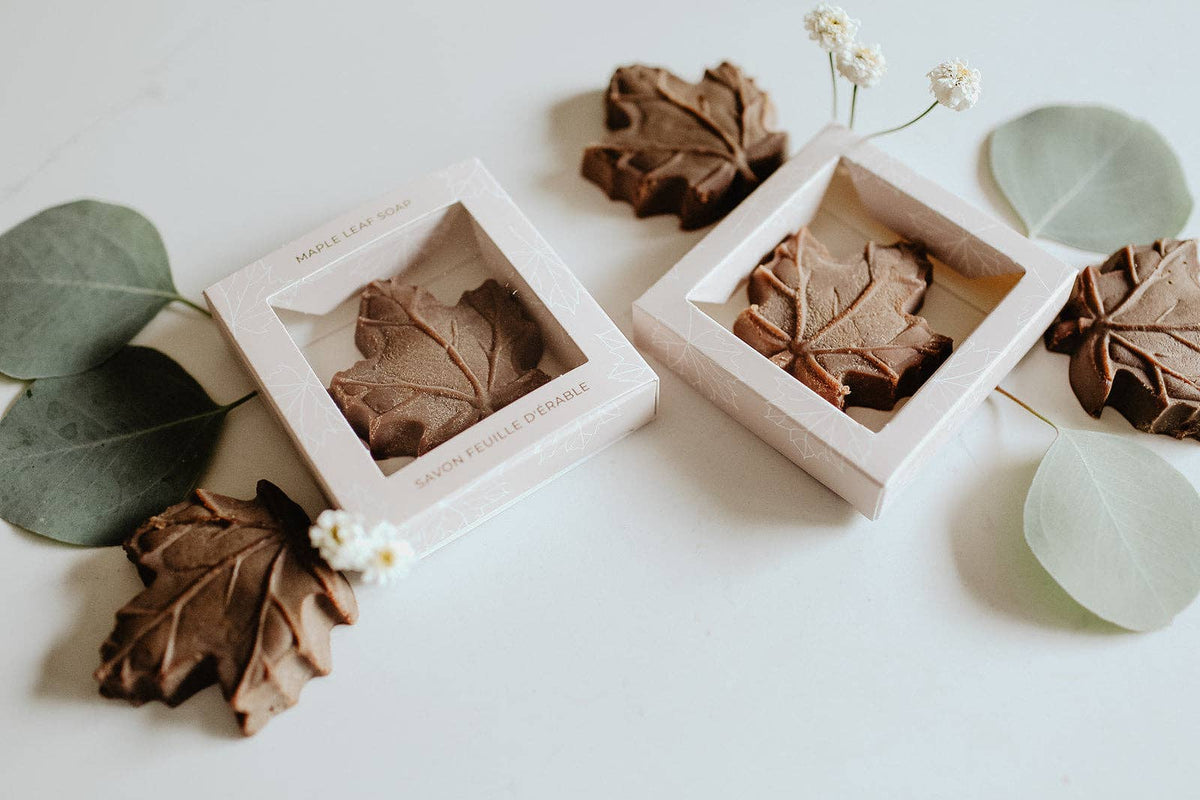 Maple Leaf Soap Bar - Gift Box