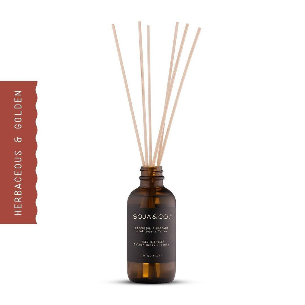 Reed Diffuser | Golden Honey + Tonka: 120ml