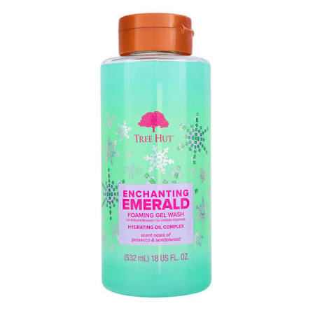 Tree Hut Enchanting Emerald Foaming Gel Body Wash – 18 fl oz